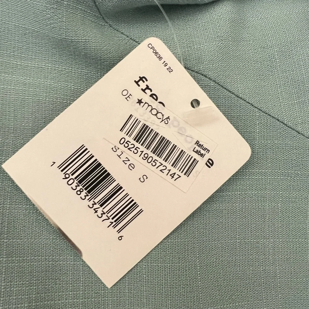 Free People Mint Rayon Clear Skies Cold Shoulder Tunic